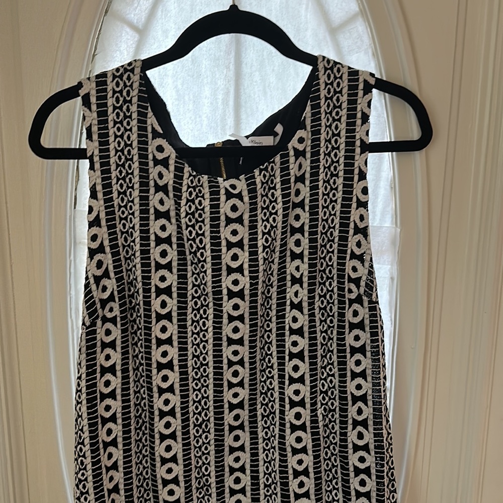 Black and White “crochet dress” CALVIN KLEIN